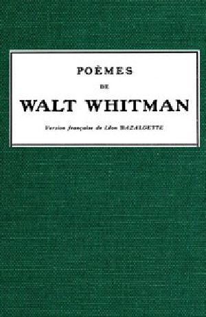 [Gutenberg 47846] • Poèmes de Walt Whitman